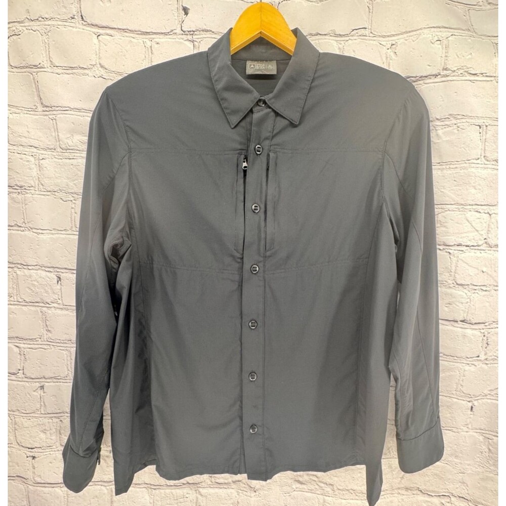 Triple Aught Design Shirt Men's XL Black Button Up Long Sleeve Latitude Light